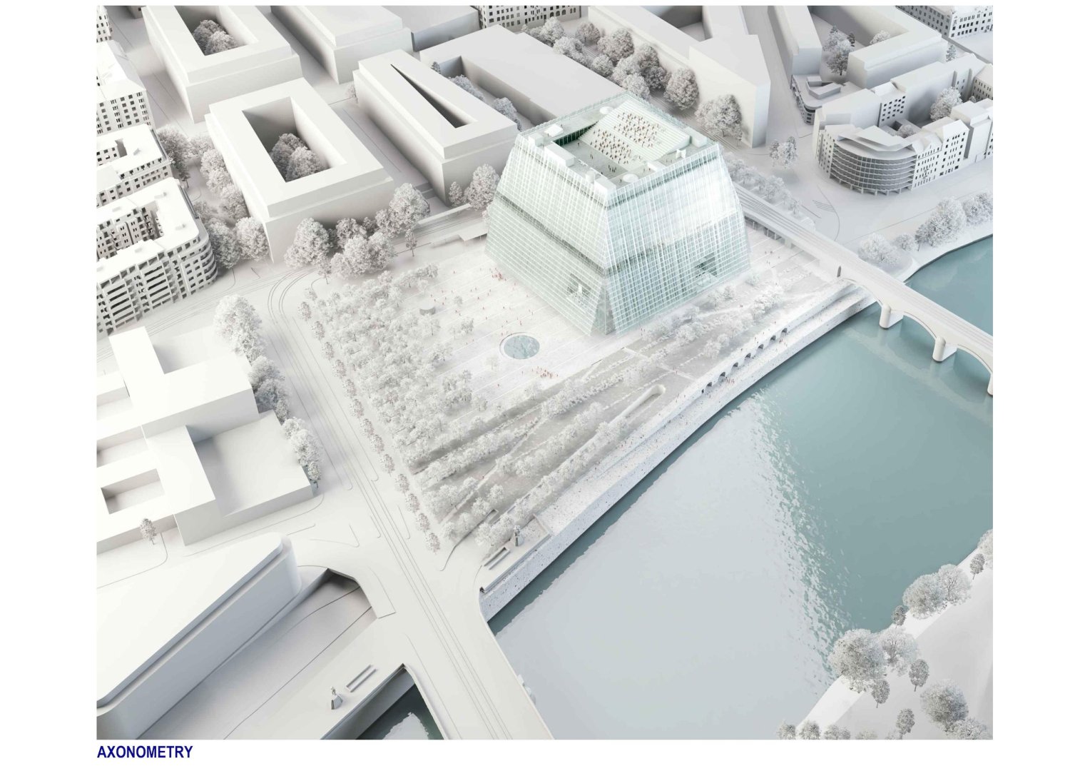 Bevk Perović arhitekti axonometry