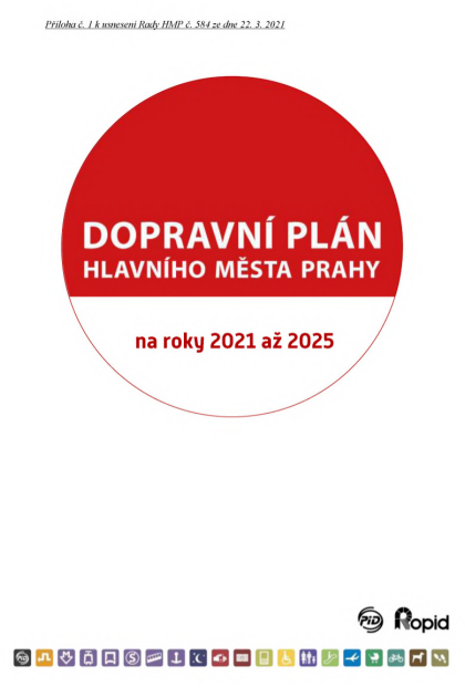 Dopravní plán hlavního města Prahy na roky 2021–2025